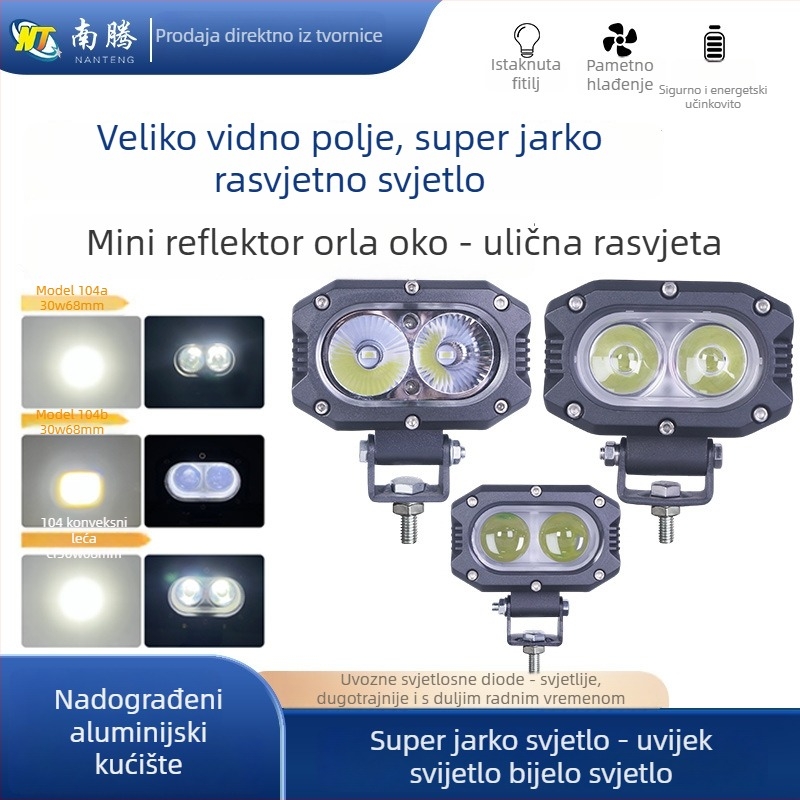 Automobilski LED reflektor s magnetskim pričvršćivanjem na krov — off-road, 30W, 12-80V DC, 260 lm, LED