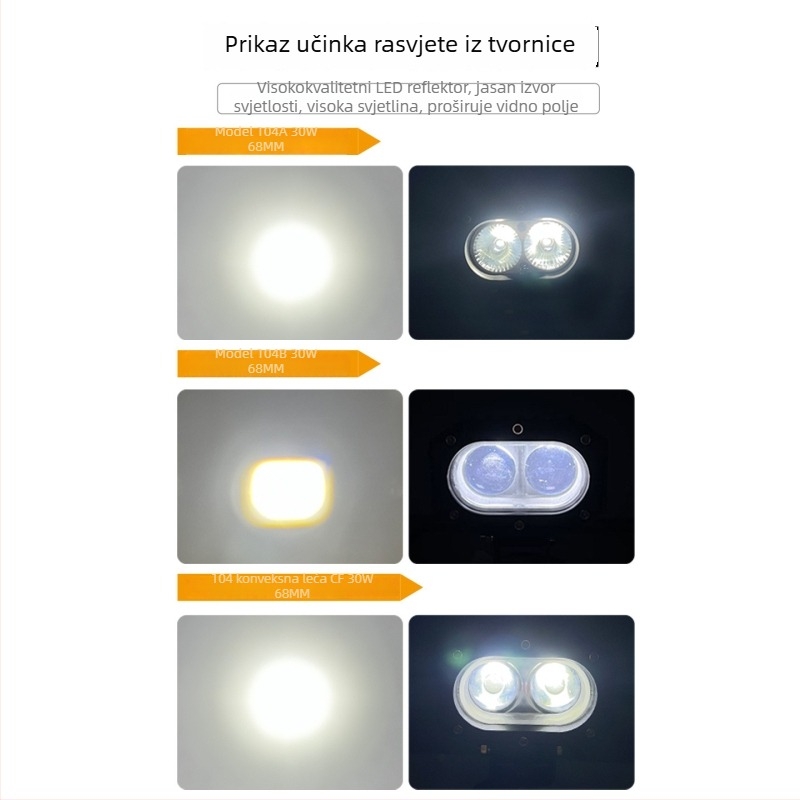 Automobilski LED reflektor s magnetskim pričvršćivanjem na krov — off-road, 30W, 12-80V DC, 260 lm, LED