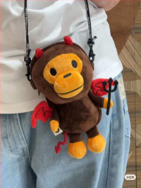 Torba za mobitel od plišane tkanine, zatvaranje zatvaračem, cilindrični oblik, unutarnja džep za mobitel, podstava od poliestera-pamuka