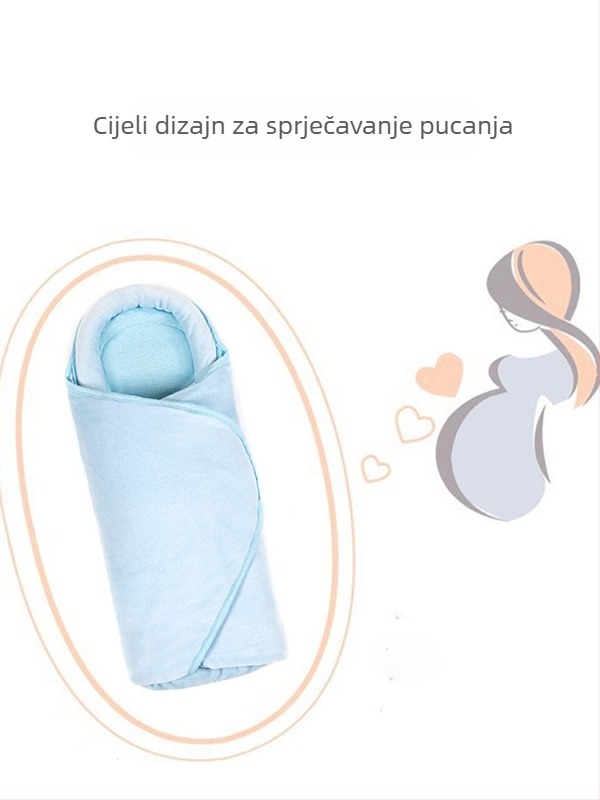 Deka za zavijanje novorođenčadi - veluru tkanina, marka Mother Love, pogodna za proljeće, jesen i zimu, sigurnosna razina A
