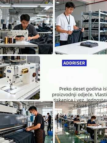 Muške hlače s fleece unutarnjom podstavom, ravni kroj, srednji pojas, zimske; materijal: gornji 55% pamuk, 45% poliester; donji 100% poliester