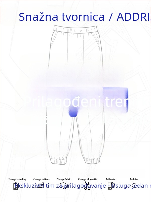 Muške hlače s fleece unutarnjom podstavom, ravni kroj, srednji pojas, zimske; materijal: gornji 55% pamuk, 45% poliester; donji 100% poliester