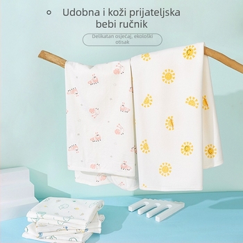 Uvijajući ručnik za novorođenčad, 100% pamuk, uzorak životinja, za sve sezone