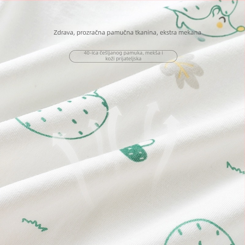 Uvijajući ručnik za novorođenčad, 100% pamuk, uzorak životinja, za sve sezone