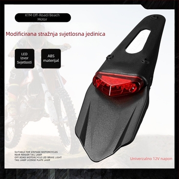 LED stražnje svjetlo za terenski motocikl, 12V, 5W, model JH9877