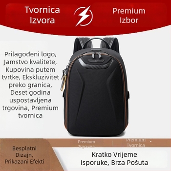Najlon ruksak, kapaciteta 20–35 L, kompatibilan s 15-inčnim prijenosnim računalom, USB sučelje, zakrivljene naramenice
