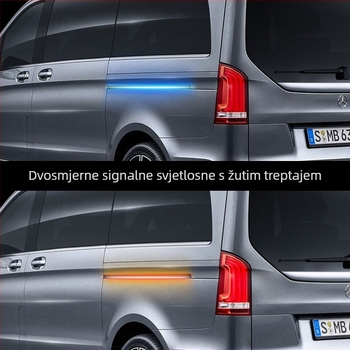 MPV Vrata Track Light - Silikon + LED, 12V, Ugradnja u vratima, MPV model