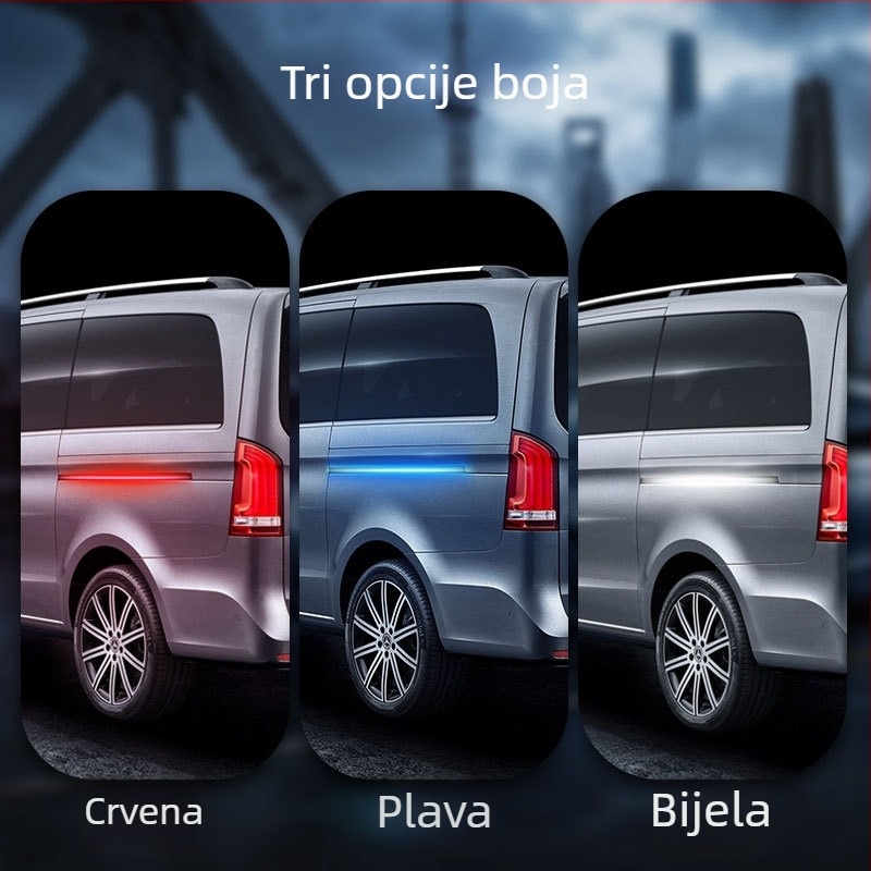 MPV Vrata Track Light - Silikon + LED, 12V, Ugradnja u vratima, MPV model