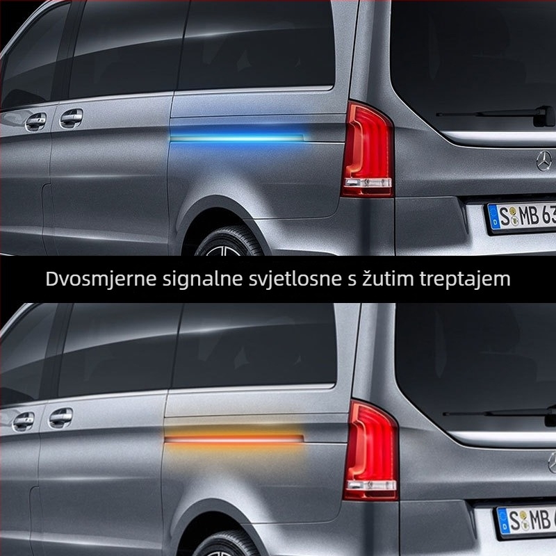 MPV Vrata Track Light - Silikon + LED, 12V, Ugradnja u vratima, MPV model