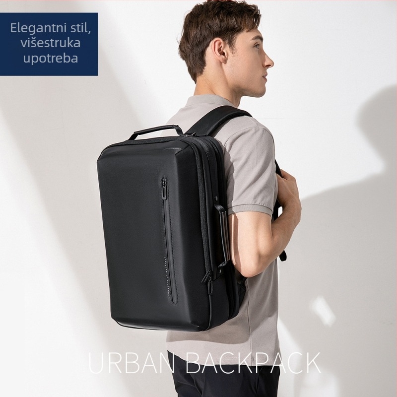 Muški poslovni ruksak — 20–35L, Poliester, Prozračan, Vodootporan, Za 15.6 inch laptop