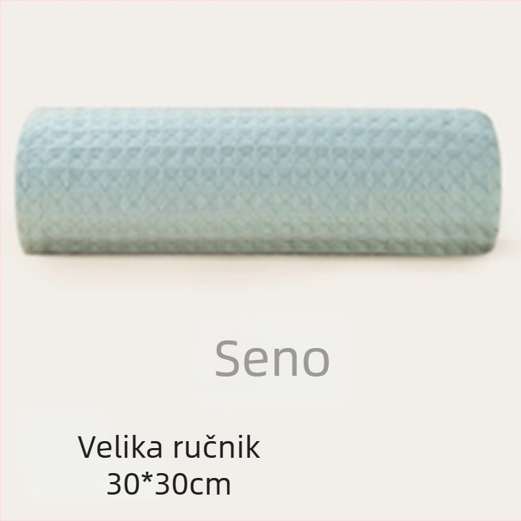 Dječji ručnik za lice od pamuk gaze, kvadratnog oblika, završna obrada šivani jacquard, težina 25 g, otisnut logo