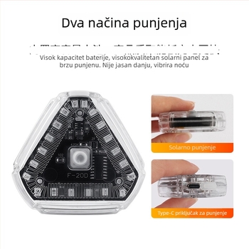 MS-045 strob svjetlo stražnje svjetlo za električna vozila i kamione, 3W, 5V, 0.2A, PC plast