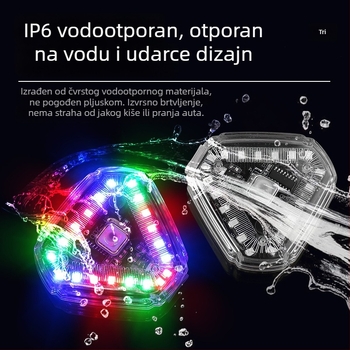 MS-045 strob svjetlo stražnje svjetlo za električna vozila i kamione, 3W, 5V, 0.2A, PC plast