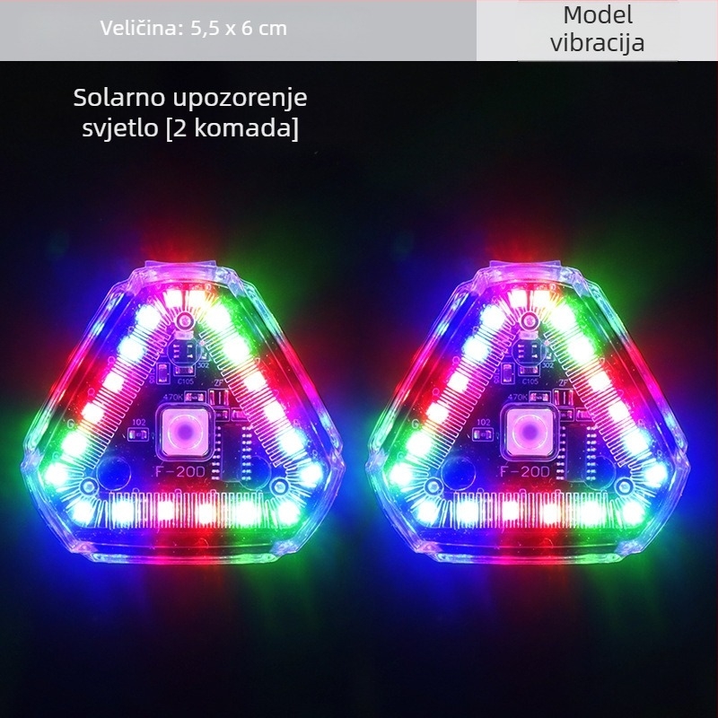 MS-045 strob svjetlo stražnje svjetlo za električna vozila i kamione, 3W, 5V, 0.2A, PC plast