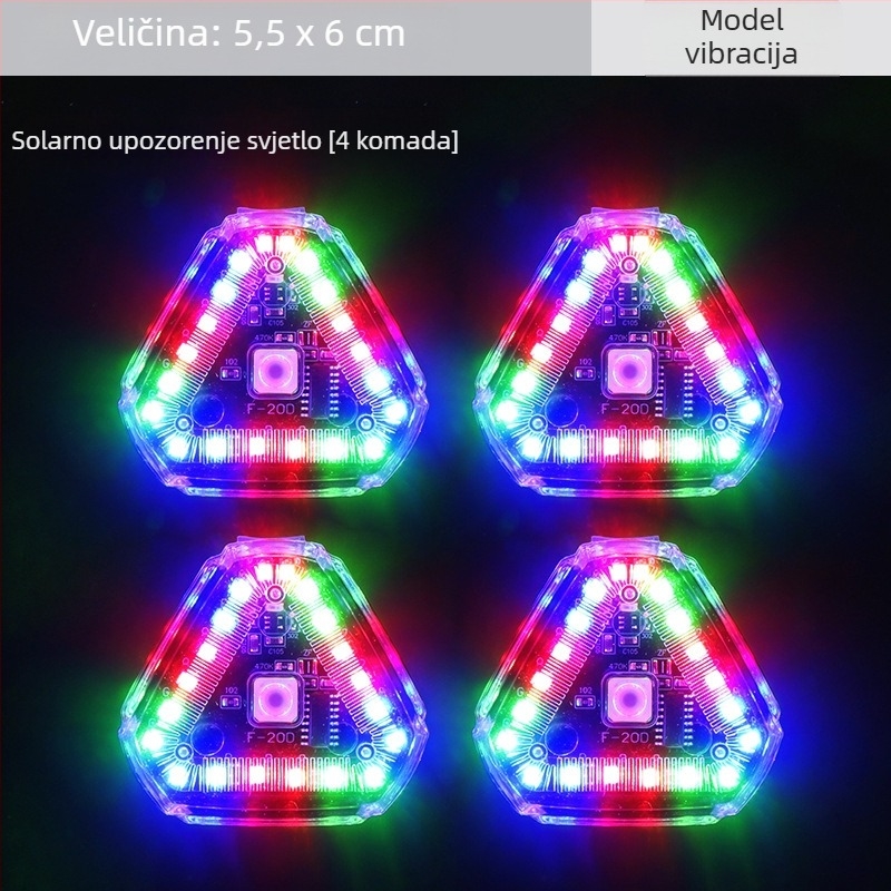 MS-045 strob svjetlo stražnje svjetlo za električna vozila i kamione, 3W, 5V, 0.2A, PC plast