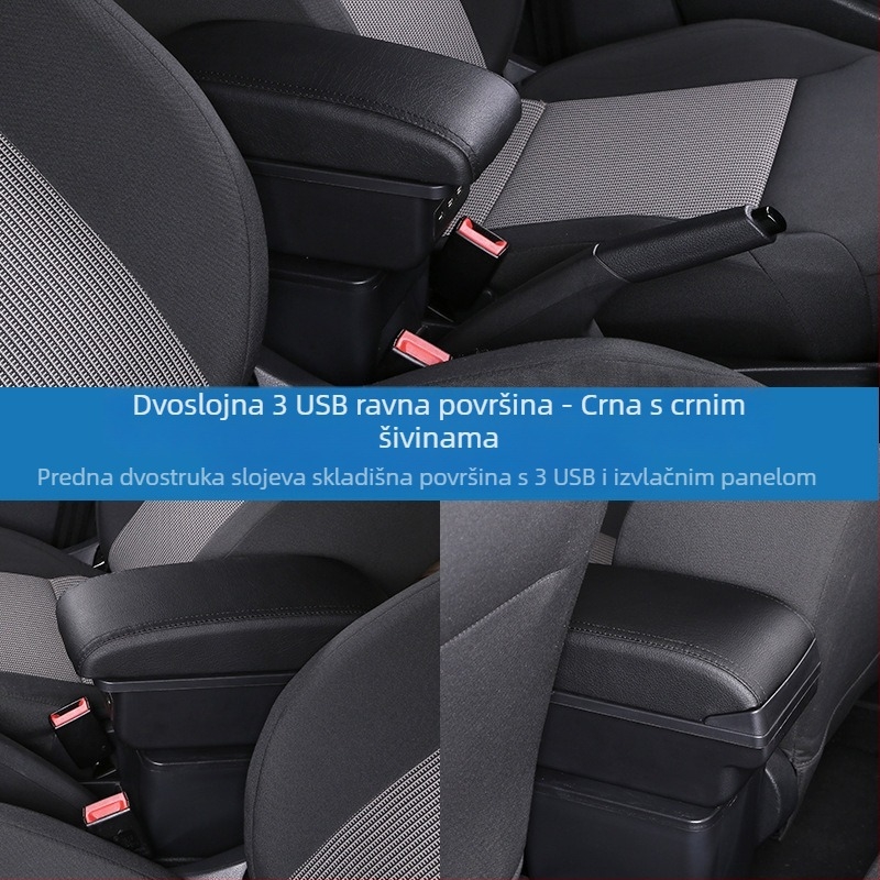 Peugeot 301 Elysee središnji naslon za ruku, plastika, 1,8 kg, podrška za ugradnju