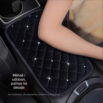 Univerzalna pliš podloška za središnji naslon za ruke automobila, Jinhuangda, kompatibilna s općim modelima