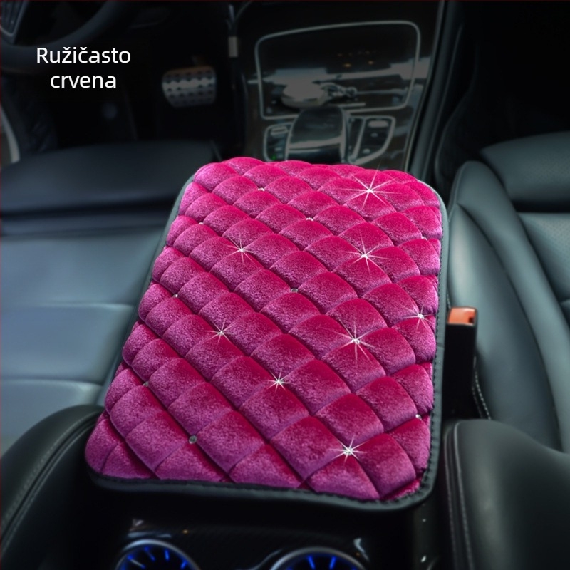 Univerzalna pliš podloška za središnji naslon za ruke automobila, Jinhuangda, kompatibilna s općim modelima