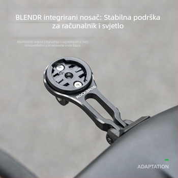 ROCKBROS Integrirani nosač za upravljač od aluminijske legure za akcijsku kameru, svjetlo za bicikl i mjerač brzine | Materijal: aluminijska legura | Značka: ROCKBROS | Unisex | Mogućnost prilagođavanja