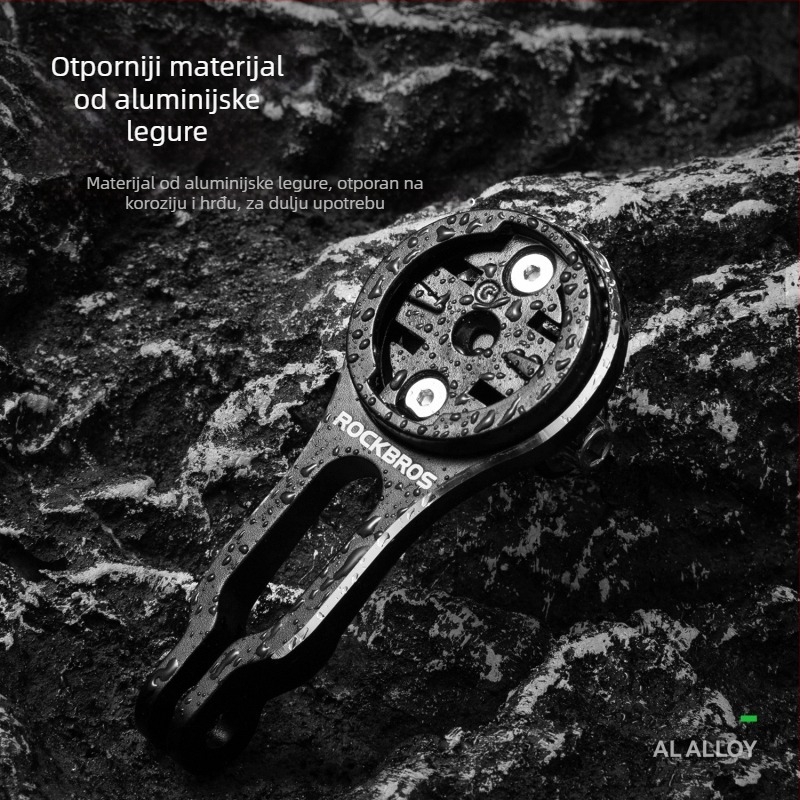 ROCKBROS Integrirani nosač za upravljač od aluminijske legure za akcijsku kameru, svjetlo za bicikl i mjerač brzine | Materijal: aluminijska legura | Značka: ROCKBROS | Unisex | Mogućnost prilagođavanja