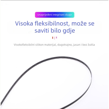 LED ambijentalno svjetlo za okvir vrata automobila, bežično, 5V, 8W, 0,2A, univerzalno kompatibilno