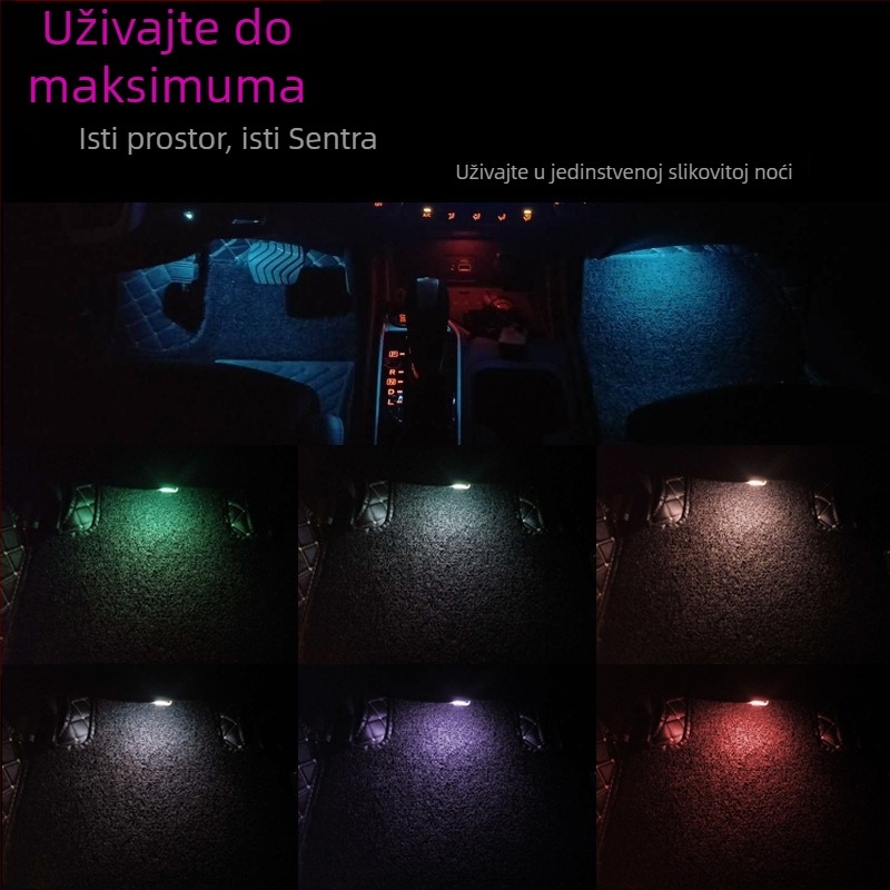 Ambijentalno svjetlo za 14. generaciju Nissan Altima – bežično upravljanje putem mini programa, PU materijal, ugrađena instalacija, kompatibilno s 14. generacijom Altima.