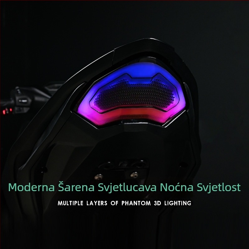 RSX150 stražnja svjetiljka za motocikl s LED, 12V, 3W, signalizacija smjera