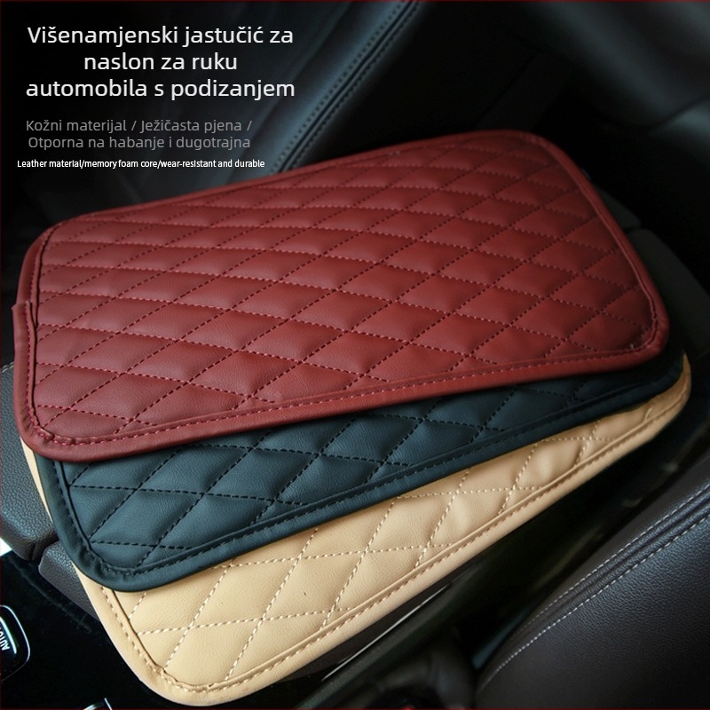 Kožni univerzalni naslon za ruku u automobilu — PU materijal, opća upotreba, prilagodba dostupna, marka: Druga, porijeklo Guangzhou