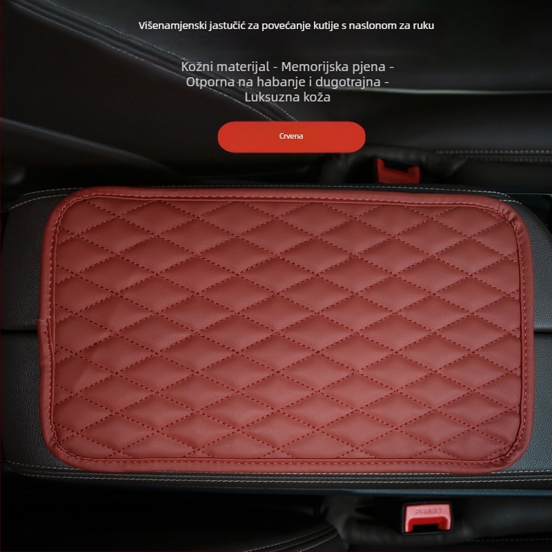 Kožni univerzalni naslon za ruku u automobilu — PU materijal, opća upotreba, prilagodba dostupna, marka: Druga, porijeklo Guangzhou