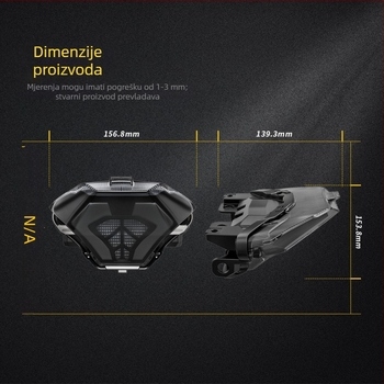 LED stražnje svjetlo za Yamaha MT-25 (2015-2018) YZF-R25/R3 - 7.6W, 12V DC, LED izvor, model MS-FZ07150T, vijek trajanja 30.000 h