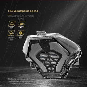 LED stražnje svjetlo za Yamaha MT-25 (2015-2018) YZF-R25/R3 - 7.6W, 12V DC, LED izvor, model MS-FZ07150T, vijek trajanja 30.000 h