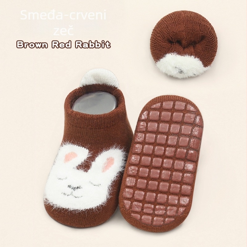 Robibabi dječje čarape od pamuka, debele, prozračne i upijaju znoj, 80% pamuka, uzorci: pruge, karirane, jednobojne, crtani motivi