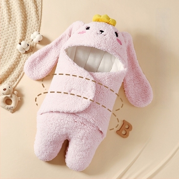 Dječji cocoon vreća za spavanje s vanjskim polarnim fleeceom, unutarnja podstava od čistog pamuka, punilo pamuk, uzorak životinja