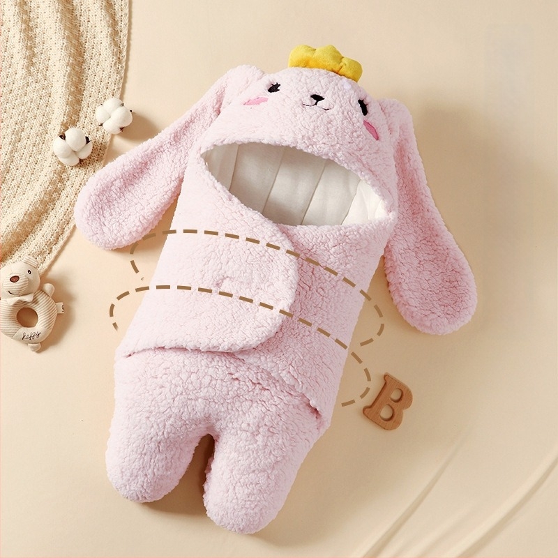 Dječji cocoon vreća za spavanje s vanjskim polarnim fleeceom, unutarnja podstava od čistog pamuka, punilo pamuk, uzorak životinja