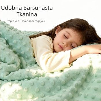 Dječji spavaći vreć s anti-kick zaštitom, tkanina od bambusovih vlakana, punilo vlakna, četiri sezone, težina 1.1–2 jin, brend wheat weave