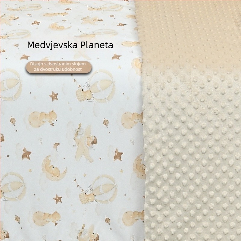 Dječji spavaći vreć s anti-kick zaštitom, tkanina od bambusovih vlakana, punilo vlakna, četiri sezone, težina 1.1–2 jin, brend wheat weave