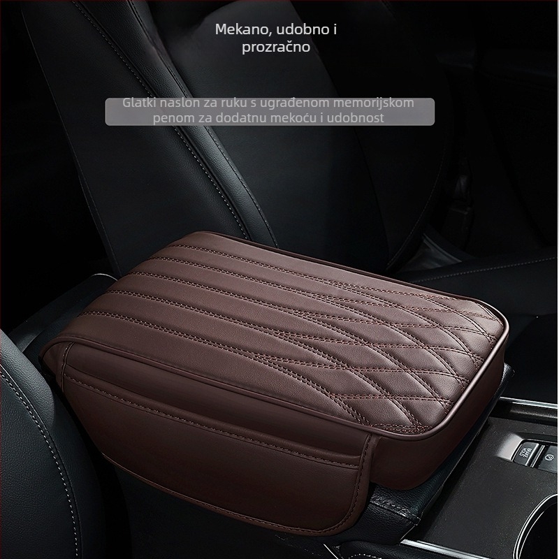 Kožna jastučić za povećanje naslona za ruku u automobilu — Evance, opći modeli, licencirana privatna etiketa
