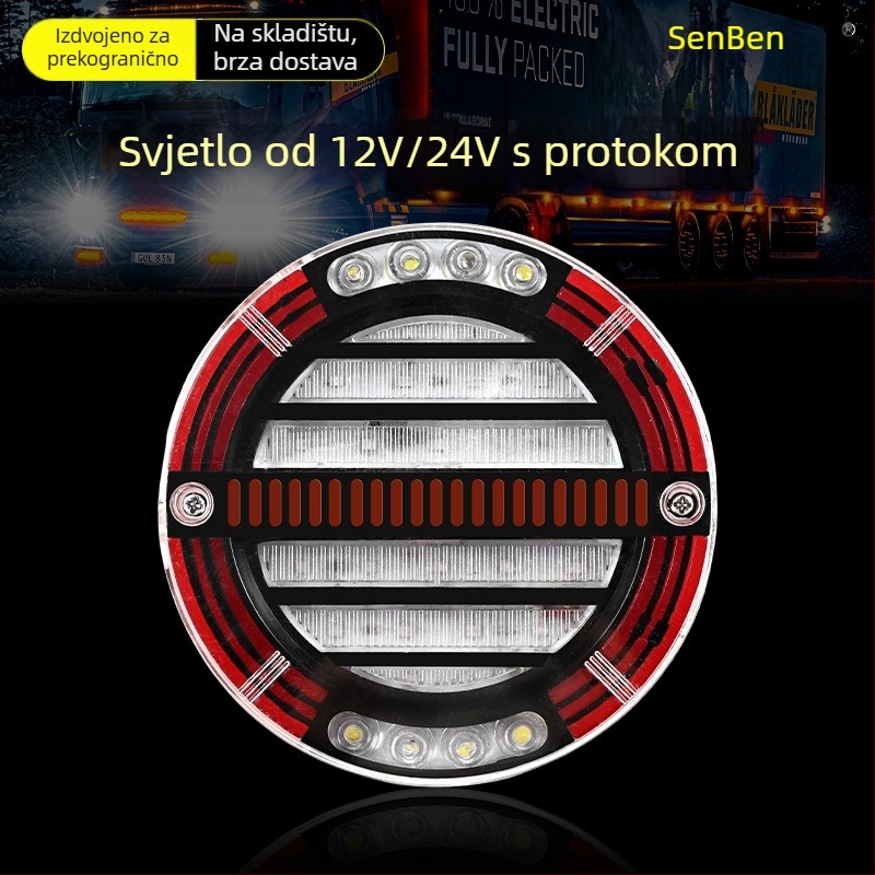 LED stražnje svjetlo za kamione – Burger Light 2, 12/24V, 5W, 5000h