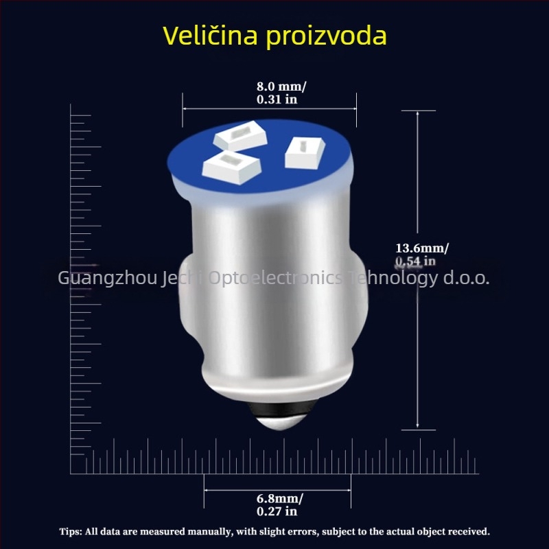 LED instrument svjetlo za automobil 6V/12V/24V, 60 lm, 6500K, 50 000 h, aluminijsko kućište