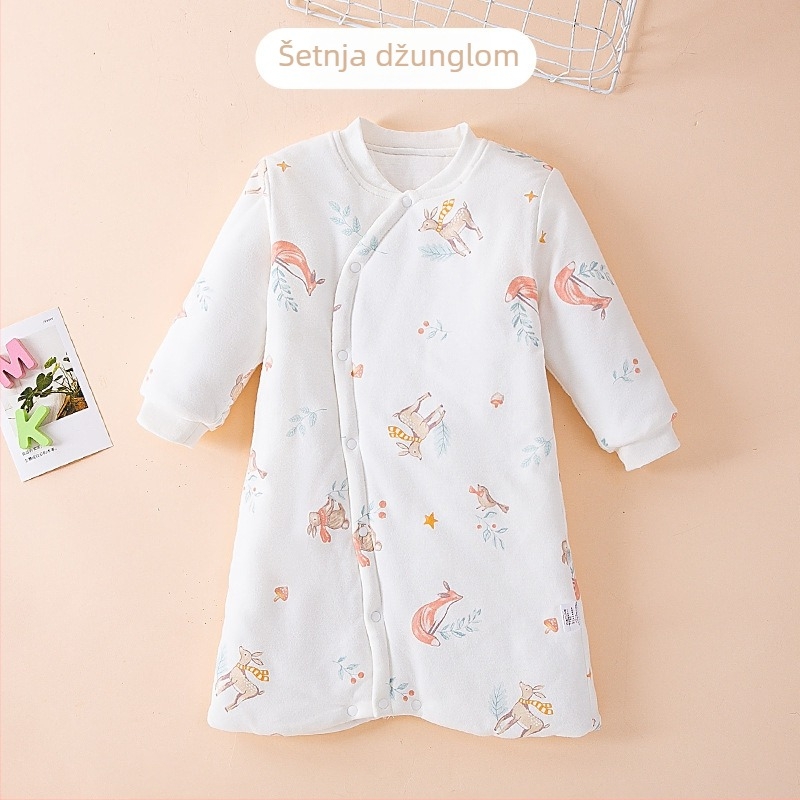 Dječja vreća za spavanje - debeli quilt, 95% čista pamuka, punilo poliester-pamuk, za jesen i zimu, za djecu 1-3 godine