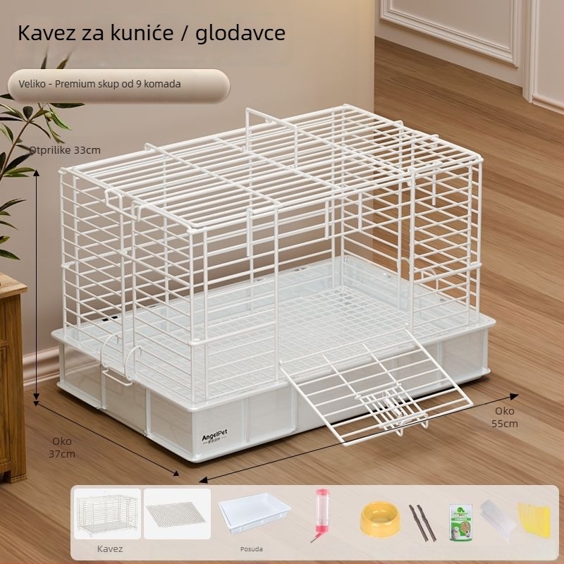 Kavez za zečeve – metalni, za kućne ljubimce, marka Druga, neimportirano