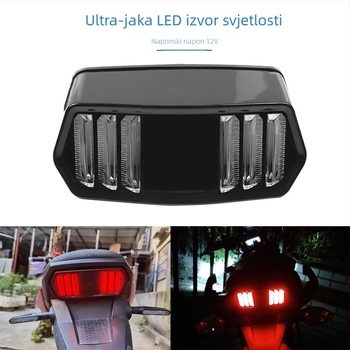 LED stražnje svjetlo za motocikl, model jh-426, 5W, 12V, ABS