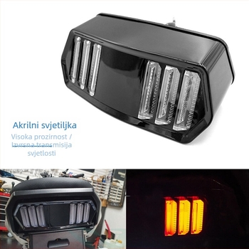 LED stražnje svjetlo za motocikl, model jh-426, 5W, 12V, ABS