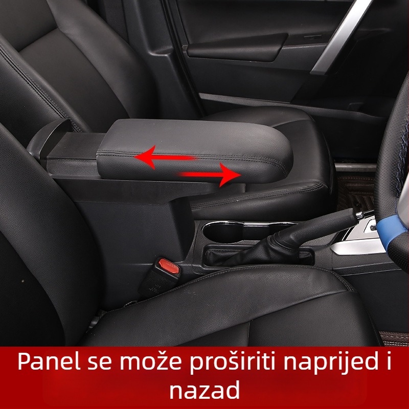 Poklopac kutije naslona MG ZS, modeli 2017–2019, modificiran, povećana visina i produžena dužina, plastika, 2 kg, podrška za ugradnju