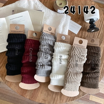 Dječje čarape, jacquard pletenje, dugački cijevni kroj, upijaju znoj, 95% akril, srednja gustoća