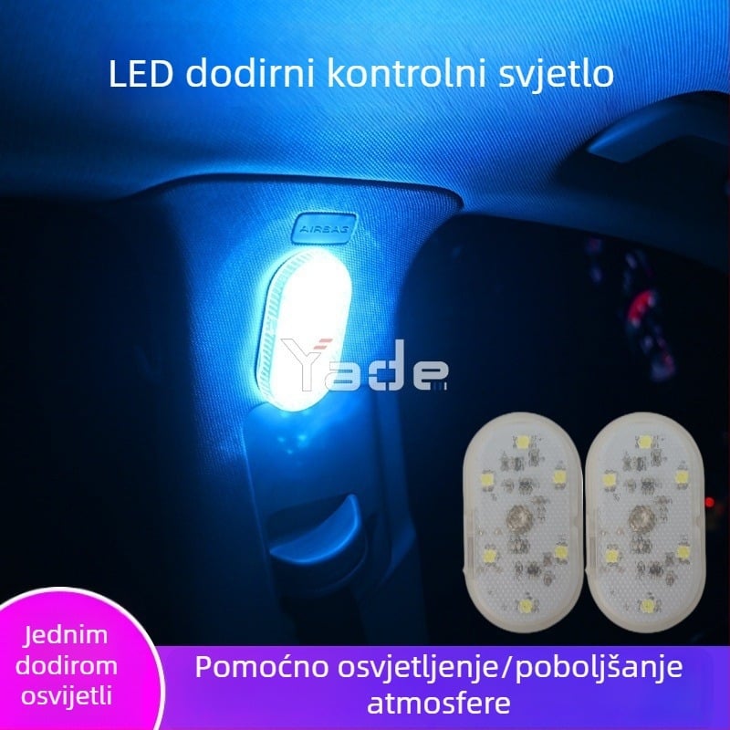 Zadnje svjetlo za bicikl s dodirnim upravljanjem, treperavi avionski signal, za noćnu vožnju