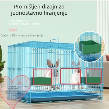 Metalna kućna klatka za ljubimce – za zečeve i manje životinje