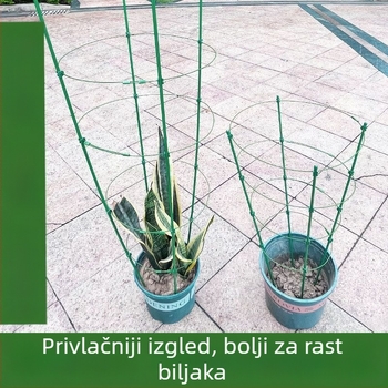 Unutarnja penjačka stabla za biljke s plastičnom potporom za ruže i klematis