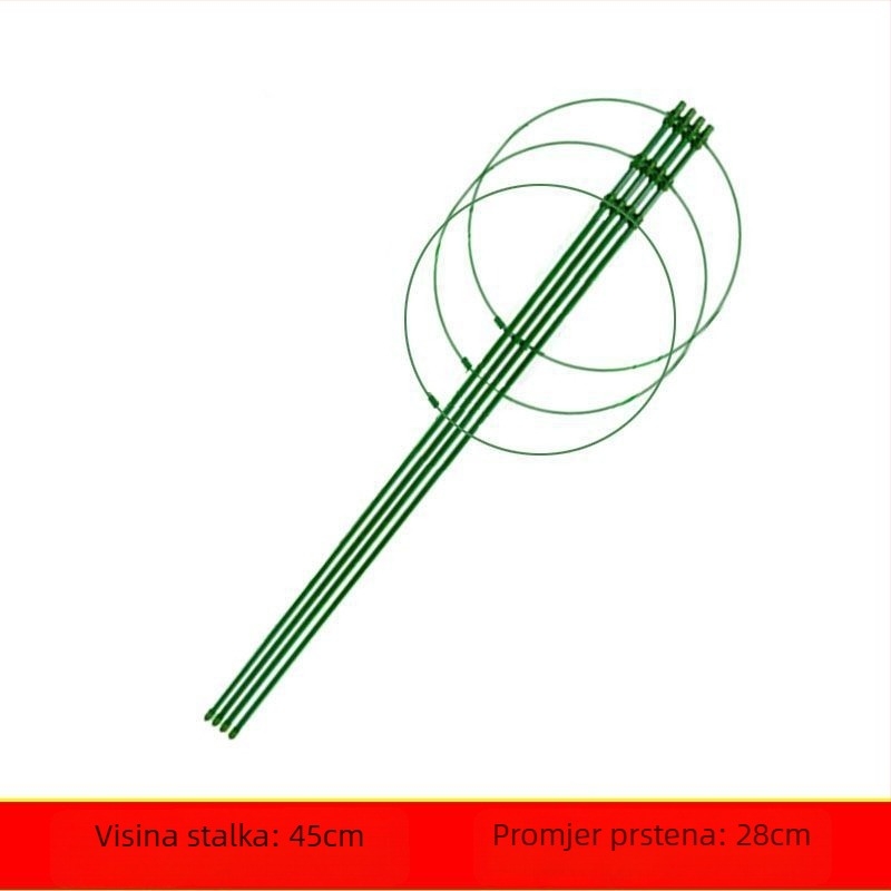 Unutarnja penjačka stabla za biljke s plastičnom potporom za ruže i klematis