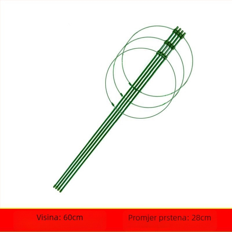 Unutarnja penjačka stabla za biljke s plastičnom potporom za ruže i klematis